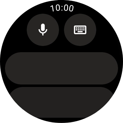 Press the microphone icon and say the required destination.