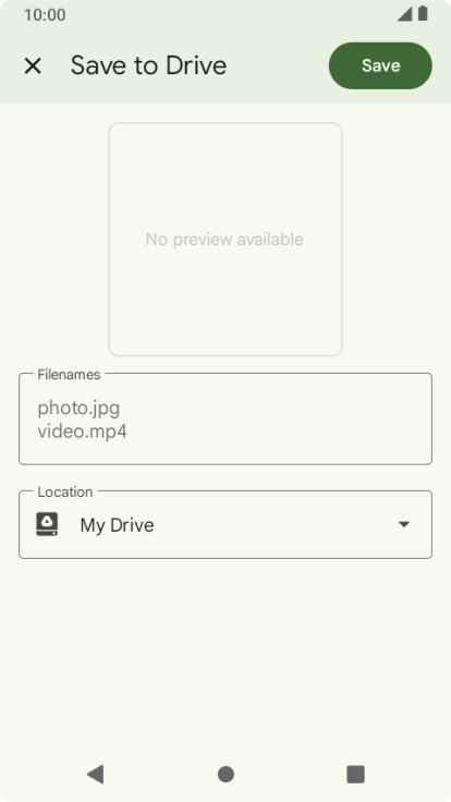 Press the field below 