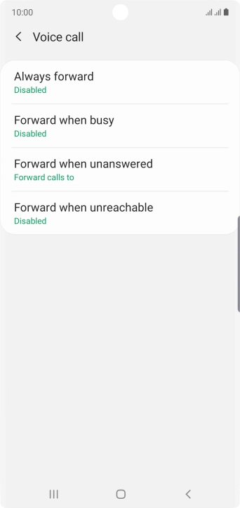 Press the Home key to return to the home screen.