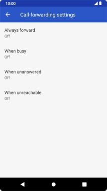 Press the Home key to return to the home screen.