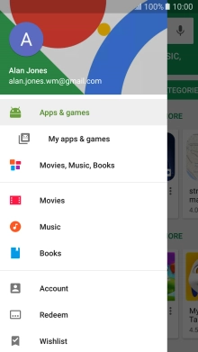 Press My apps & games.