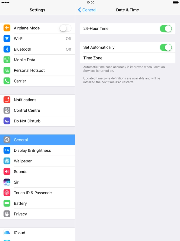 Press the Home key to return to the home screen.