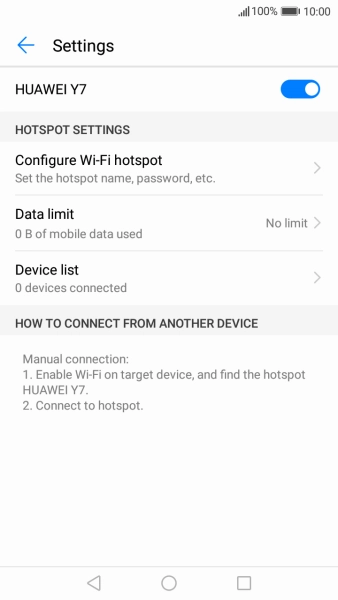 Press the Home key to return to the home screen.