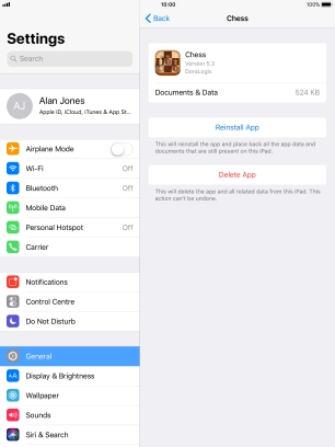 Press the Home key to return to the home screen.