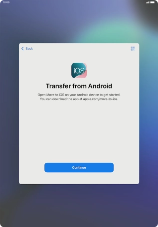 To transfer content to your tablet, you need to install the app 