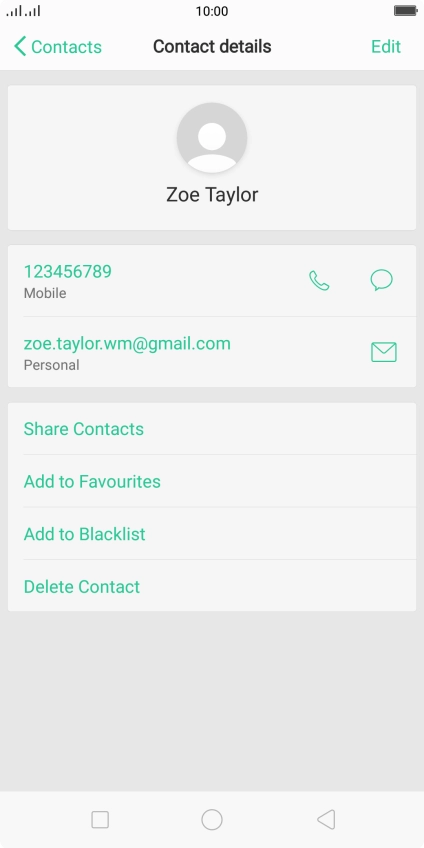 Press the required number.