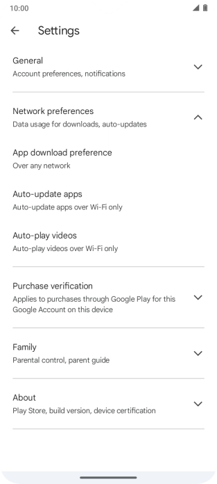 Press Auto-update apps.