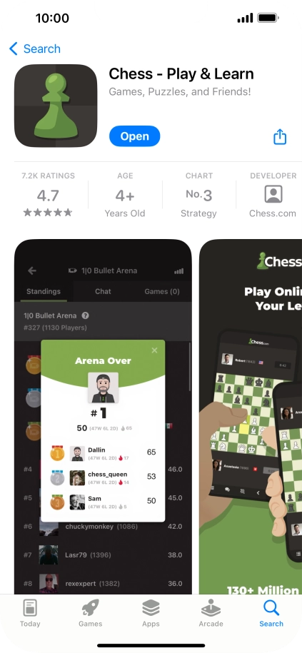 Slide your finger upwards starting from the bottom of the screen to return to the home screen.