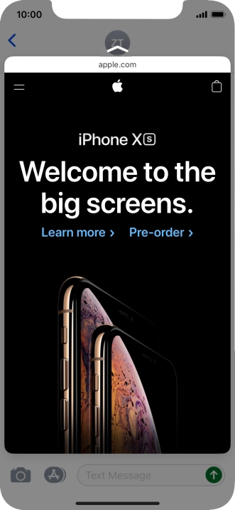 Hard press the screen to see a section of the required content.