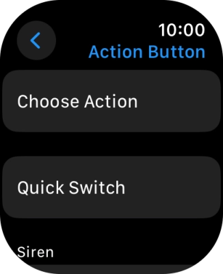 Press Choose Action.