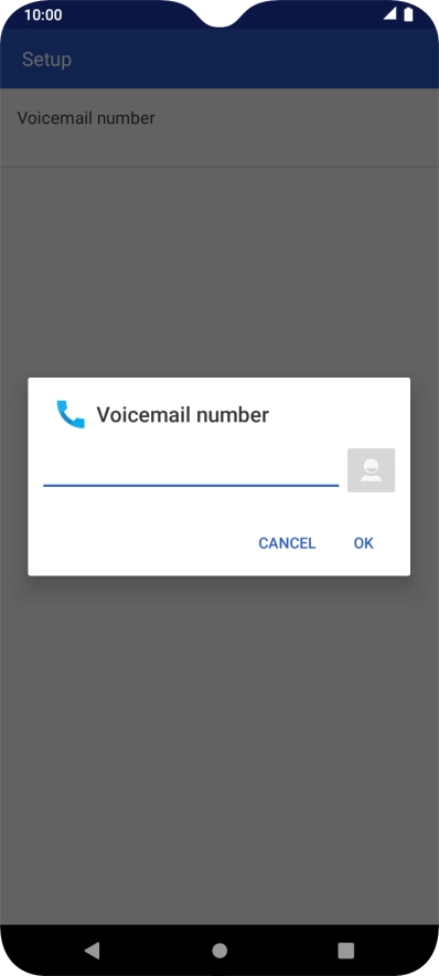 Key in +61414121121 and press OK.