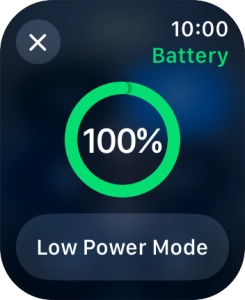 Press Low Power Mode.