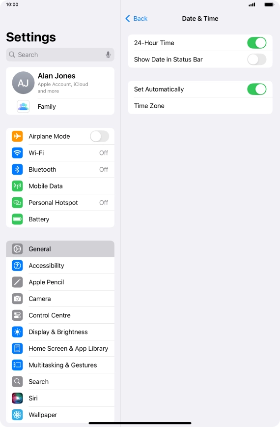 Slide your finger upwards starting from the bottom of the screen to return to the home screen.