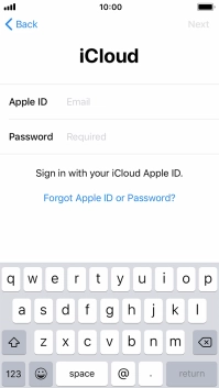 Press the field next to 