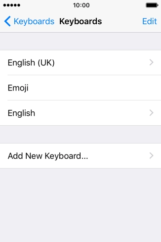 Press the Home key to return to the home screen.