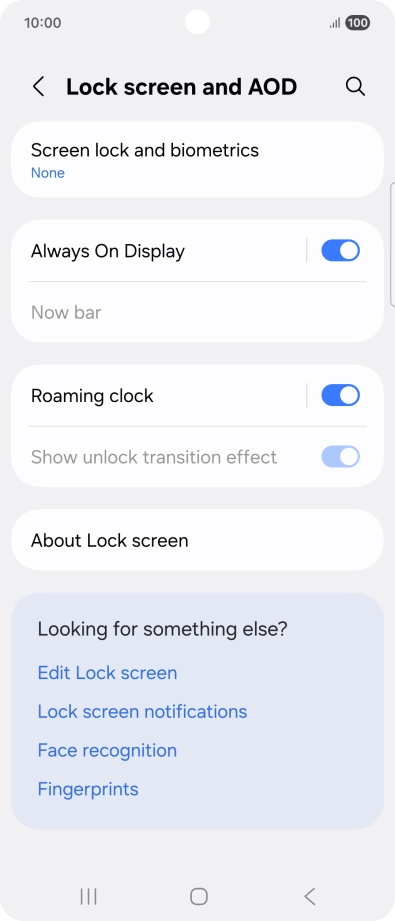 Press the Home key to return to the home screen.