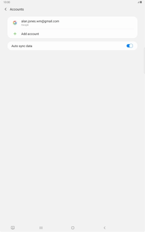 Press the Home key to return to the home screen.