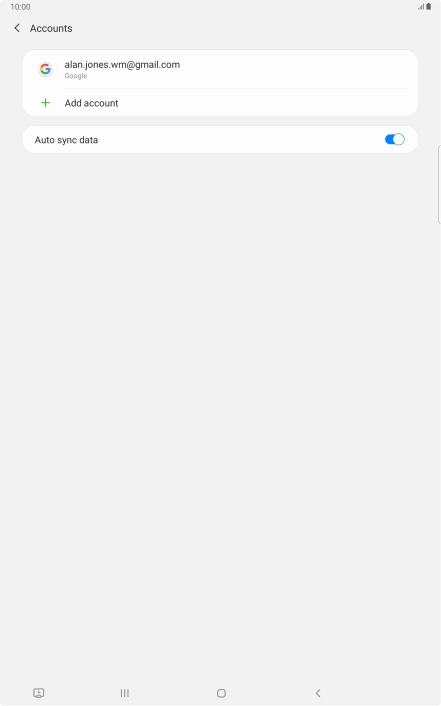 Press the Home key to return to the home screen.