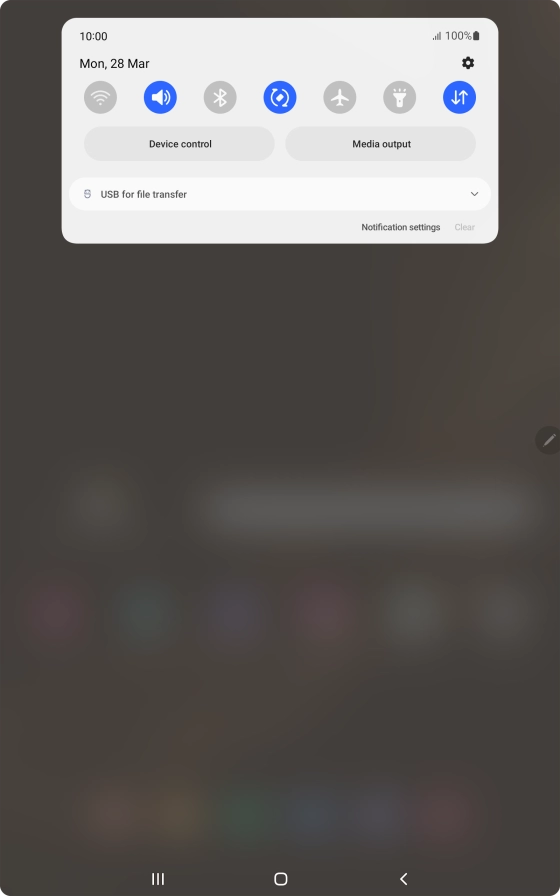 Press the drop down list.
