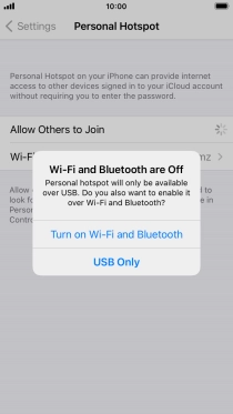 If Wi-Fi is turned off, press Turn on Wi-Fi and Bluetooth.