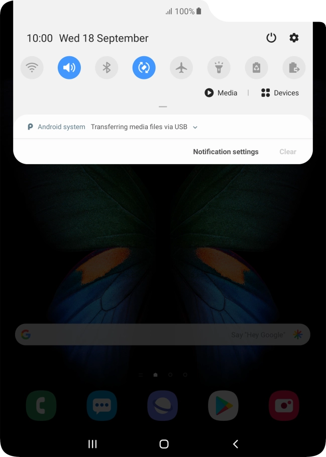 Press Android system.