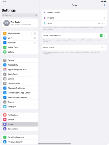 Press Do Not Disturb.