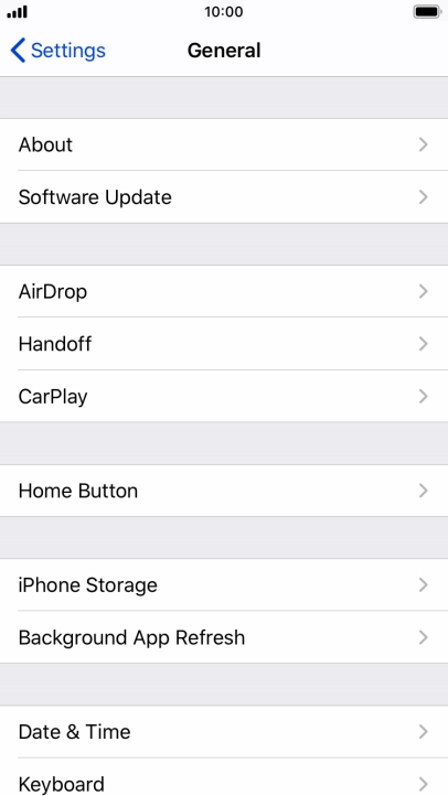 Press Background App Refresh.