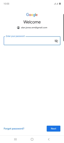 Press the field below 