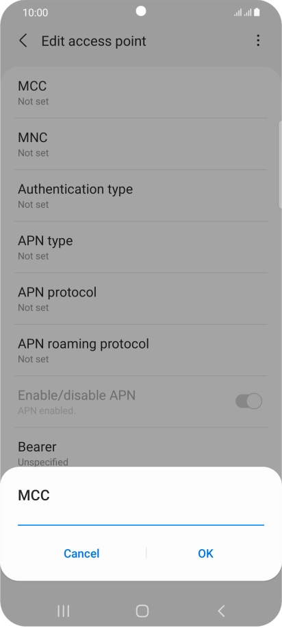 Key in 505 and press OK.