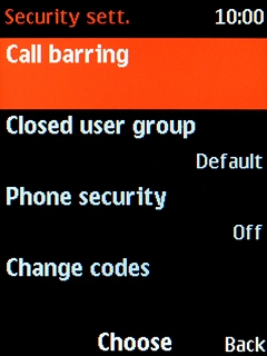 Select Call barring.