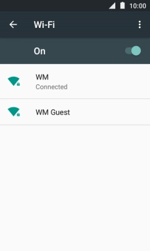 Press the Home key to return to the home screen.