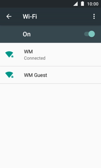 Press the Home key to return to the home screen.