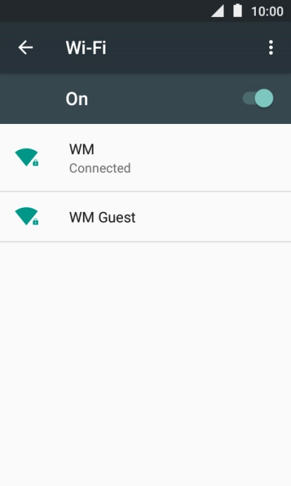 Press the Home key to return to the home screen.