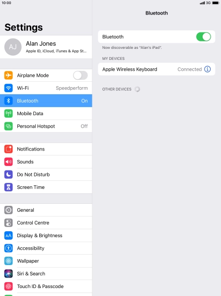 Press the Home key to return to the home screen.