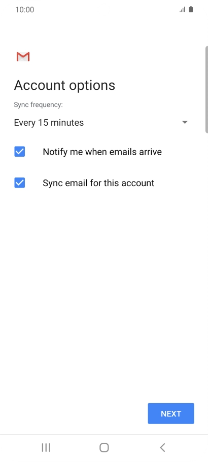 Press the drop down list below 