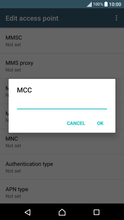 Key in 505 and press OK.