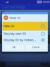 Select Display own ID to turn on the function.
