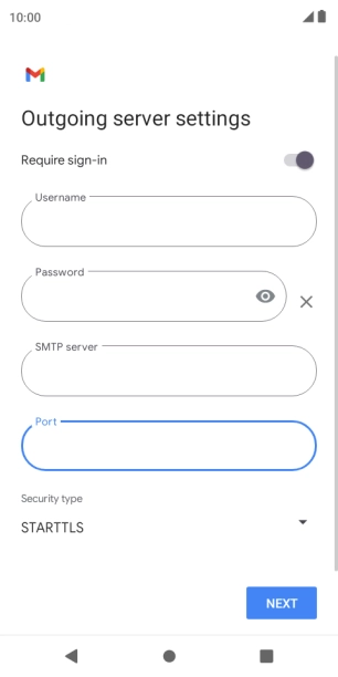 Press the drop down list below 