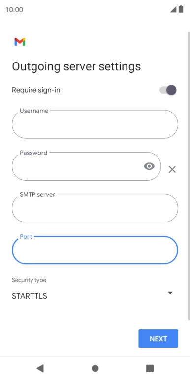 Press the drop down list below 