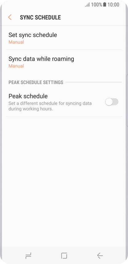 Press the Home key to return to the home screen.