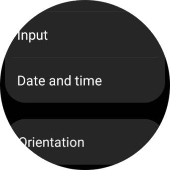 Press Date and time.