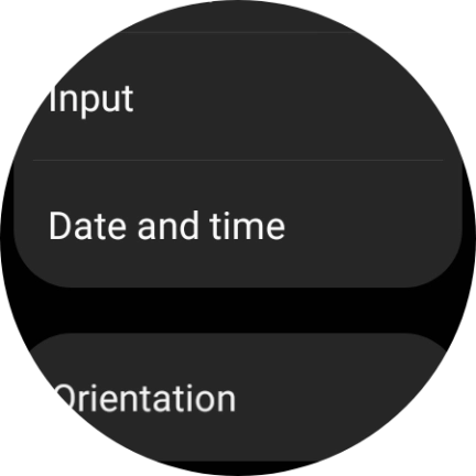 Press Date and time.