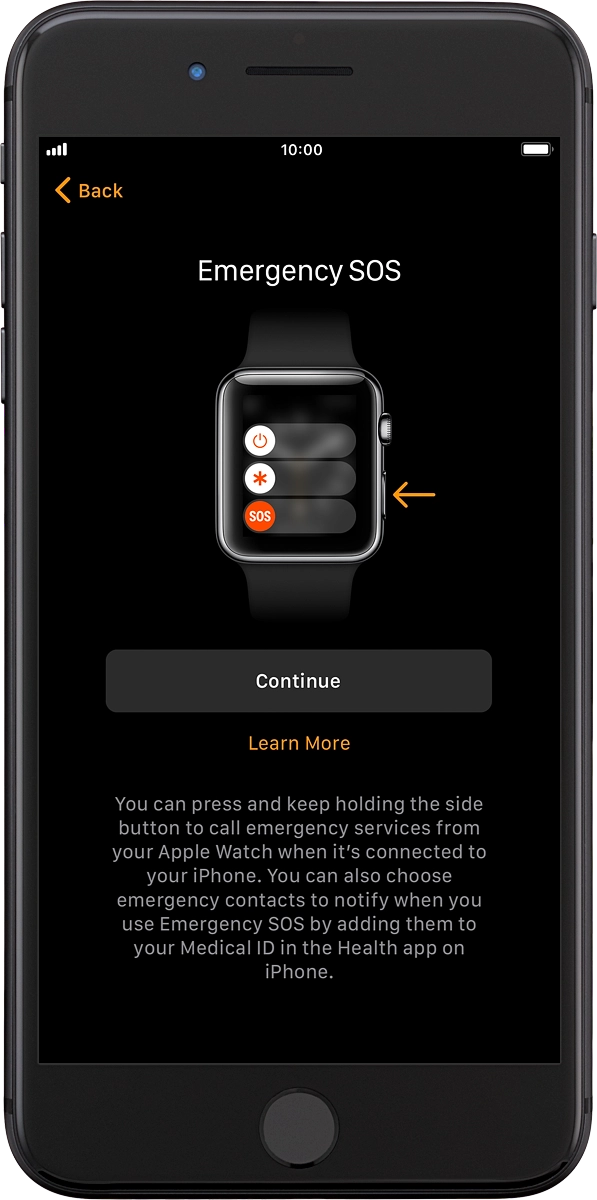 On your phone: Press Continue.