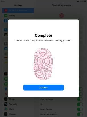 Press the Home key to return to the home screen.