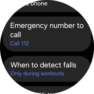 Press Emergency number to call.