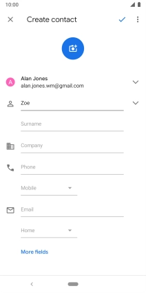 Press Surname and key in the required last name.