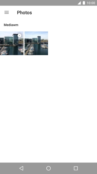 Press and hold the required picture or video clip.