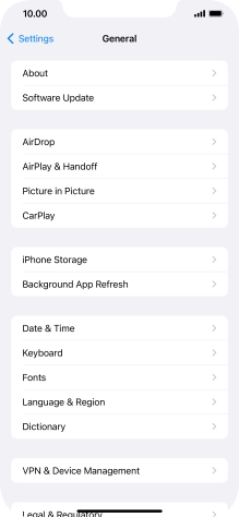 Press Background App Refresh.