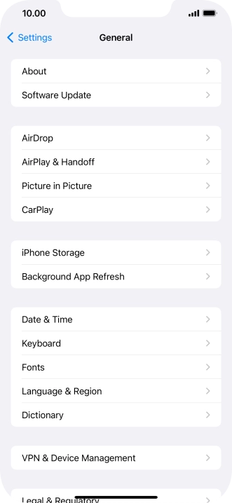 Press Background App Refresh.