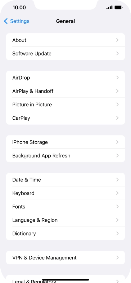 Press Background App Refresh.